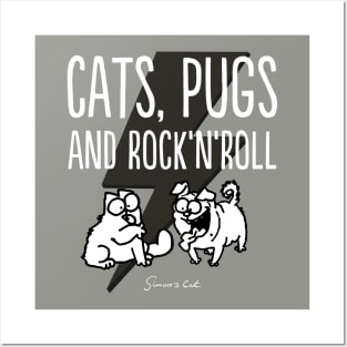 Simon's Cat - Cats, Pugs & Rock n Roll. Posters and Art